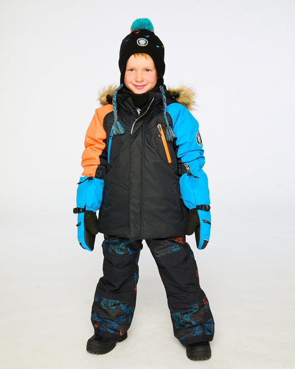 Winter Mittens Teknik Blue Winter Accessories Deux par Deux 