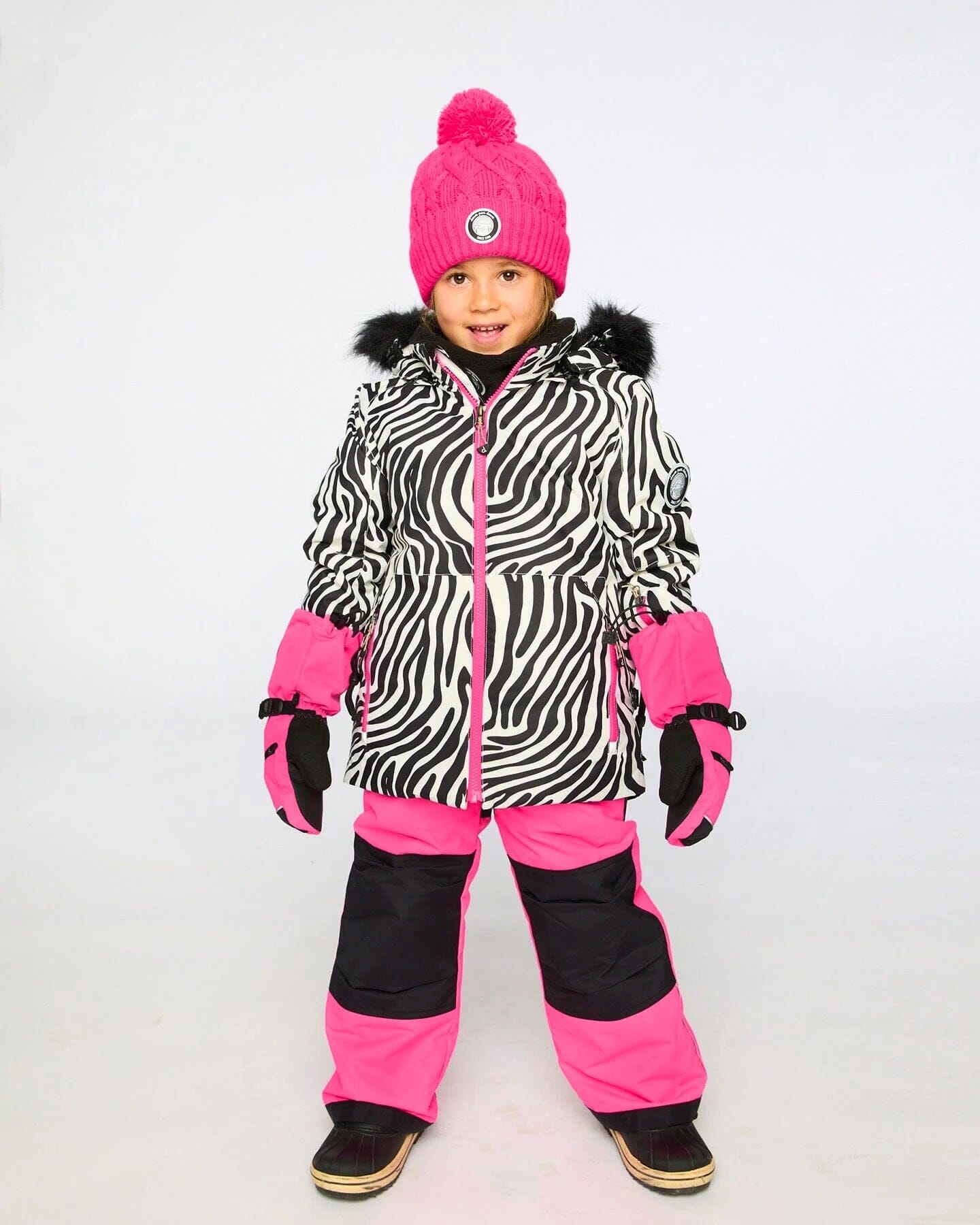 Winter Mittens Teknik Fuchsia Winter Accessories Deux par Deux 