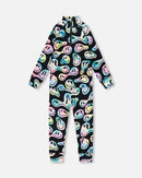 Two-Piece Thermal Underwear Set Smiley Face Girl - H10Y600_018