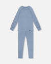 Merino Wool Base Layer Set Blue Gray - H10Y800_975