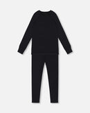 Merino Wool Base Layer Set Black - H10Y800_999