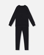 Merino Wool Base Layer Set Black - H10Y800_999