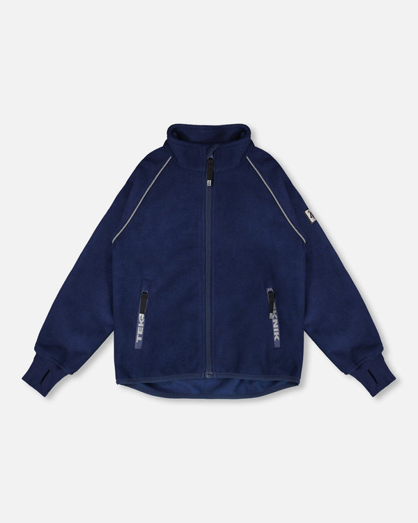 Mid-Layer Teknik Jacket Navy Blue - H10Y900_479