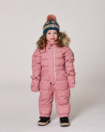 Lined Peruvian Knit Pompom Hat Green And Pink - H10Z11_000