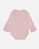 Organic Cotton Long Sleeve Romper Neutral Purple - H20A70_557