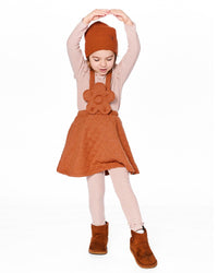 Rib Striped Leggings Beige And Off-White - H20G61_000