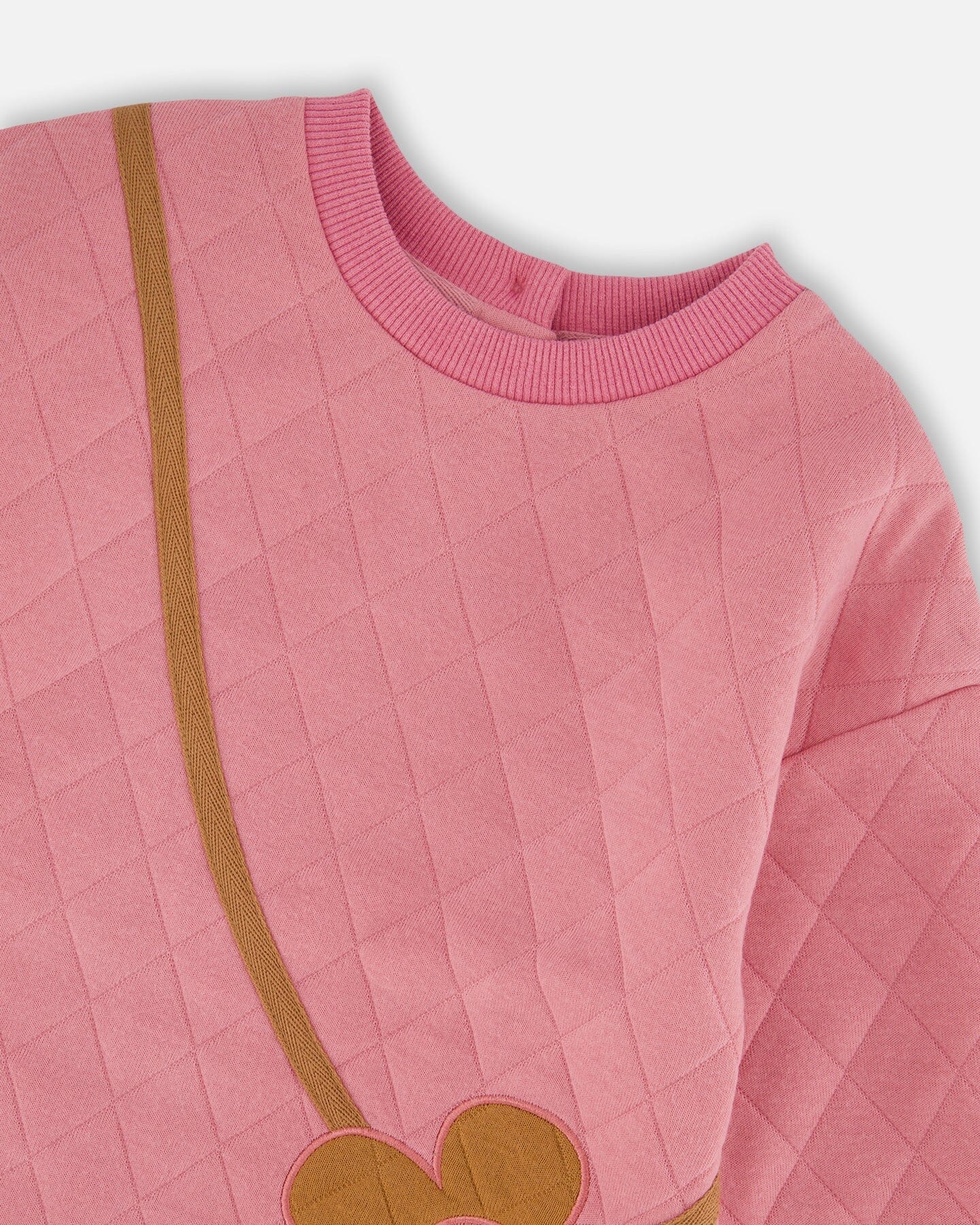 Quilted Dress Purple Pink - H20G85_543