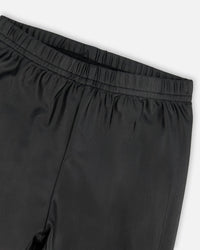 Shiny Stretch Jersey Leggings Black - H20H61_999