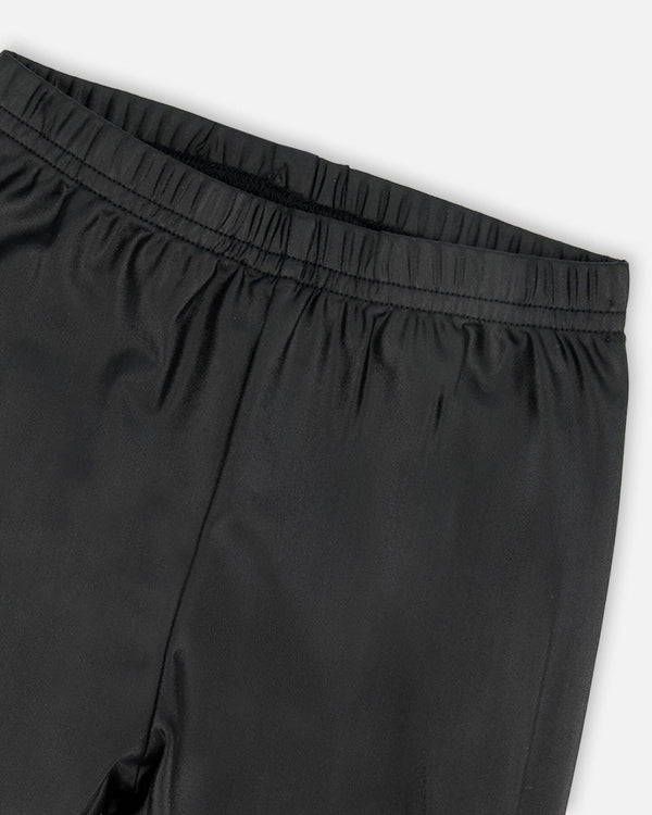 Shiny Stretch Jersey Leggings Black - H20H61_999