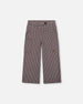 Jacquard Knit Flare Pants With Houndstooth Pattern - H20K20_076