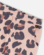 French Terry Wide Leg Sweatpants Pink Leopard - H20K21_077