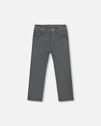 Stretch Jacquard Pants Grey Herringbone - H20LB21_000