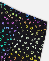 Stretch Jersey Leggings Multicolor Leopard Print - H20N61_082