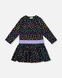 Jersey Dress Multicolor Leopard Print - H20N86_082