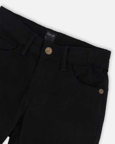 Stretch Twill Pants Black - H20OB20_999
