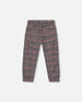 Plaid Cargo Pant Gray And Black - H20OB21_000