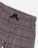 Plaid Cargo Pant Gray And Black - H20OB21_000