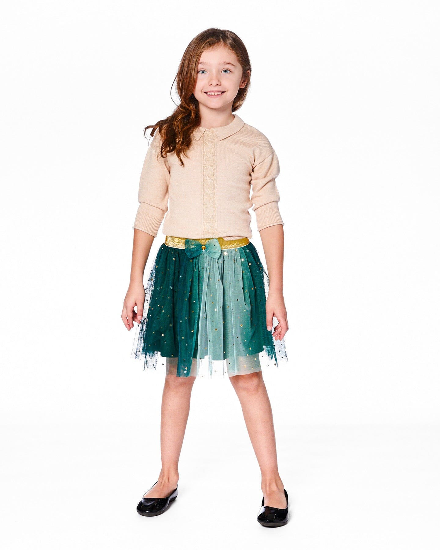 3/4 Sleeve Knitted Sweater Beige - H20OGT71_145