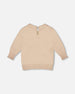 3/4 Sleeve Knitted Sweater Beige - H20OGT71_145