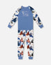 Two-Piece Organic Cotton Pajama Set White Bear Print - H20PB10_066