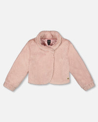 Fake Fur Short Jacket Pink - H20Q50_622
