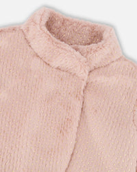 Fake Fur Short Jacket Pink - H20Q50_622