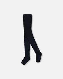 Knit Tights Navy Blue - H20QT_481