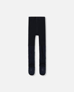 Knit Tights Navy Blue - H20QT_481