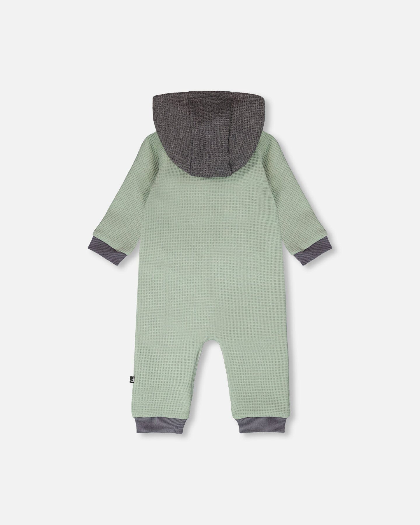 One-Piece Waffle Romper With Pocket Jade Green One-Piece & Baby Rompers Deux par Deux 