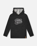 Long Sleeve Super Soft Brushed Jersey Hooded Tee Black - H20U11_999