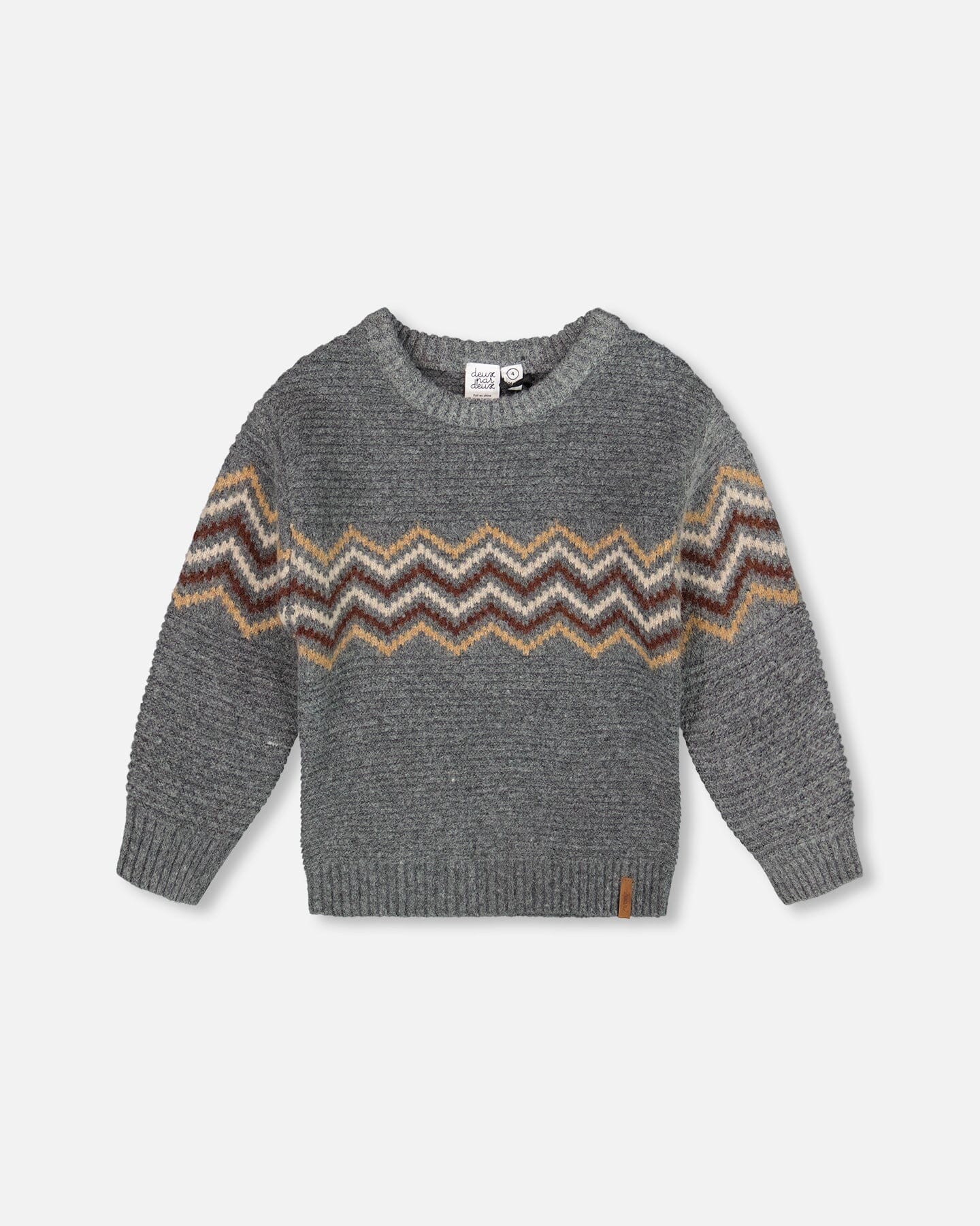 Knit Sweater Dark Heather Gray - H20UT76_196