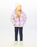 Mid-Season Sherpa Jacket Lavender Outerwear Deux par Deux 