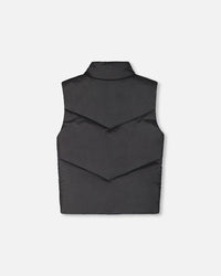 Quilted Mid-Season Sleeveless Vest Black - H20W63_999