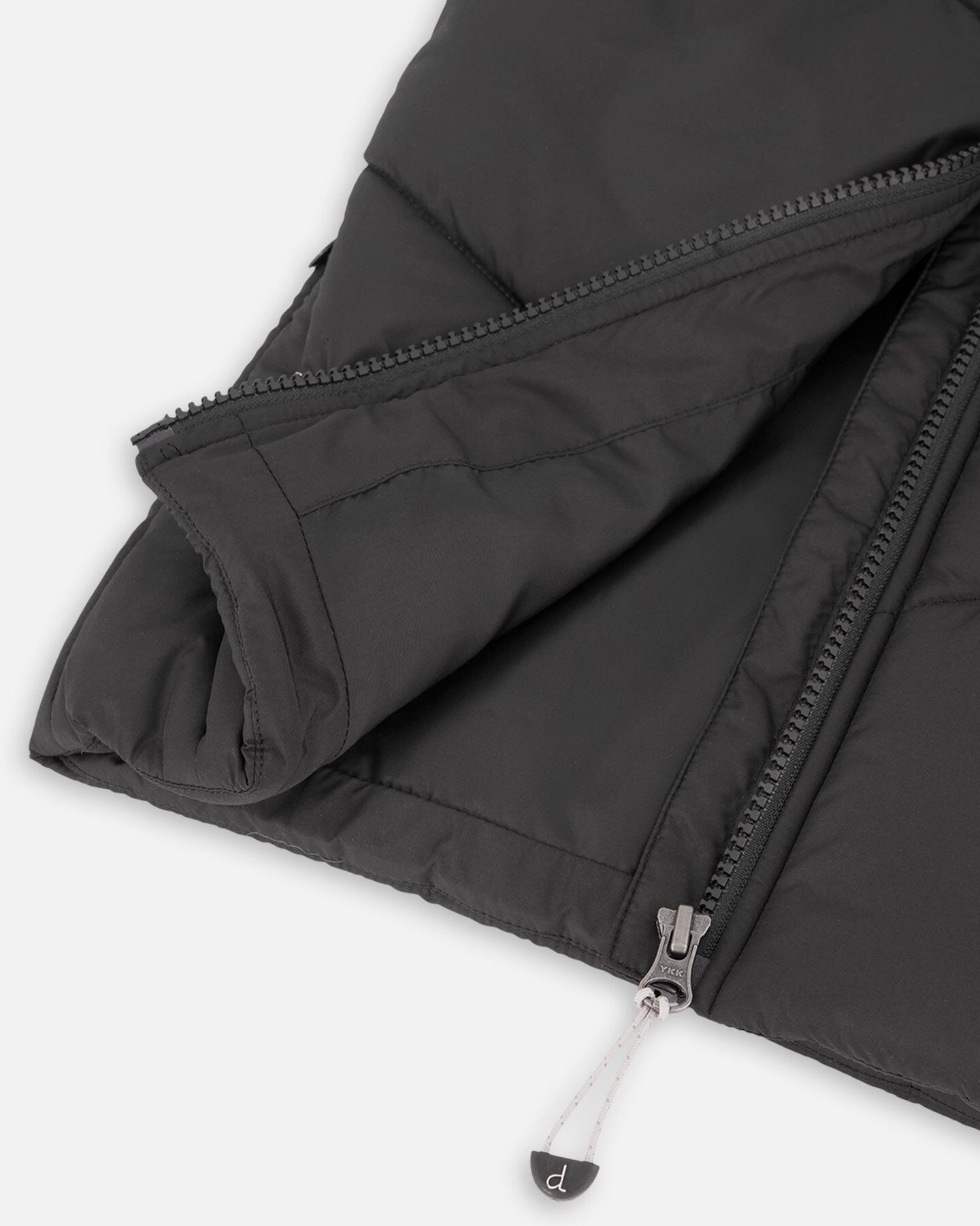 Quilted Mid-Season Sleeveless Vest Black - H20W63_999