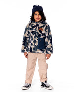 Reversible Mid-Season Sherpa Jacket Blue Camo - H20W65_479