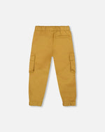 Twill Jogger Cargo Pants Ochre - H20YB20_241