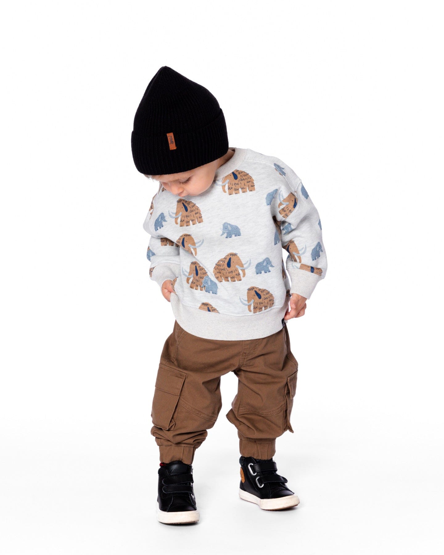 Twill Jogger Cargo Pants In Taupe - H20YB20_919