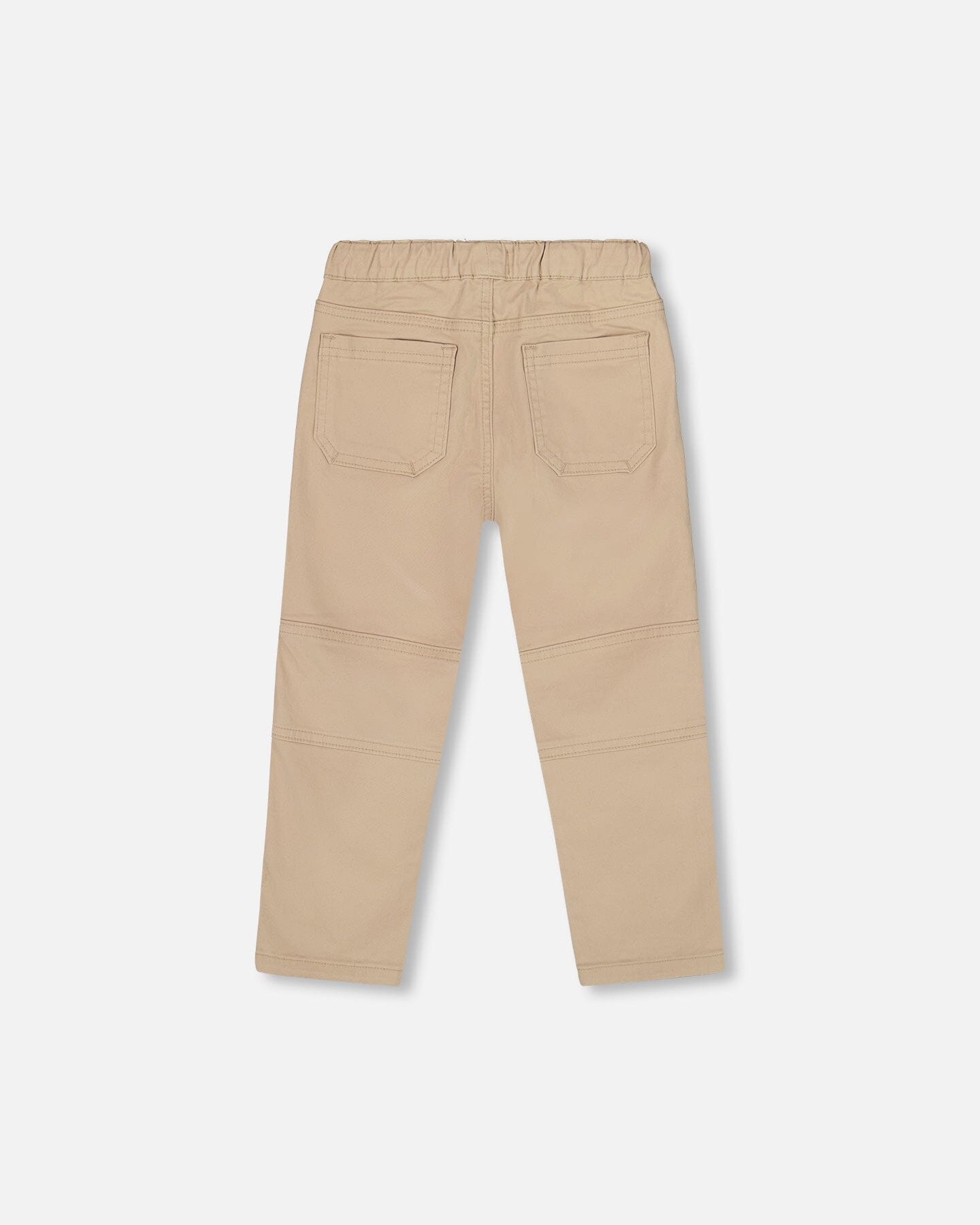 Twill Jogger Pants With Patch Pockets In Beige - H20YB21_116