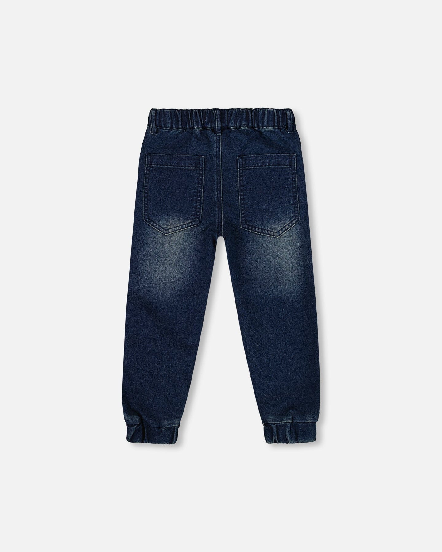 French Terry Jogger Pants Dark Blue Denim - H20YB24_123