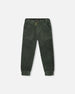 Stretch Corduroy Jogger Pants Forest Green - H20YB26_930