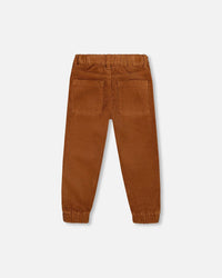 Stretch Corduroy Jogger Pants Brown - H20YB26_966