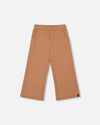Waffle Flare Leg Pants Caramel Brown - H20YG22_184