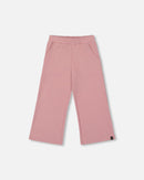 Waffle Flare Leg Pants Dusty Pink - H20YG22_622