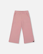 Waffle Flare Leg Pants Dusty Pink - H20YG22_622