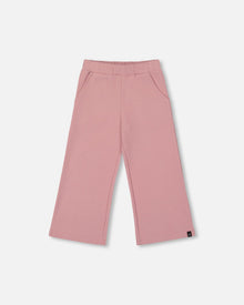 Waffle Flare Leg Pants Dusty Pink - H20YG22_622