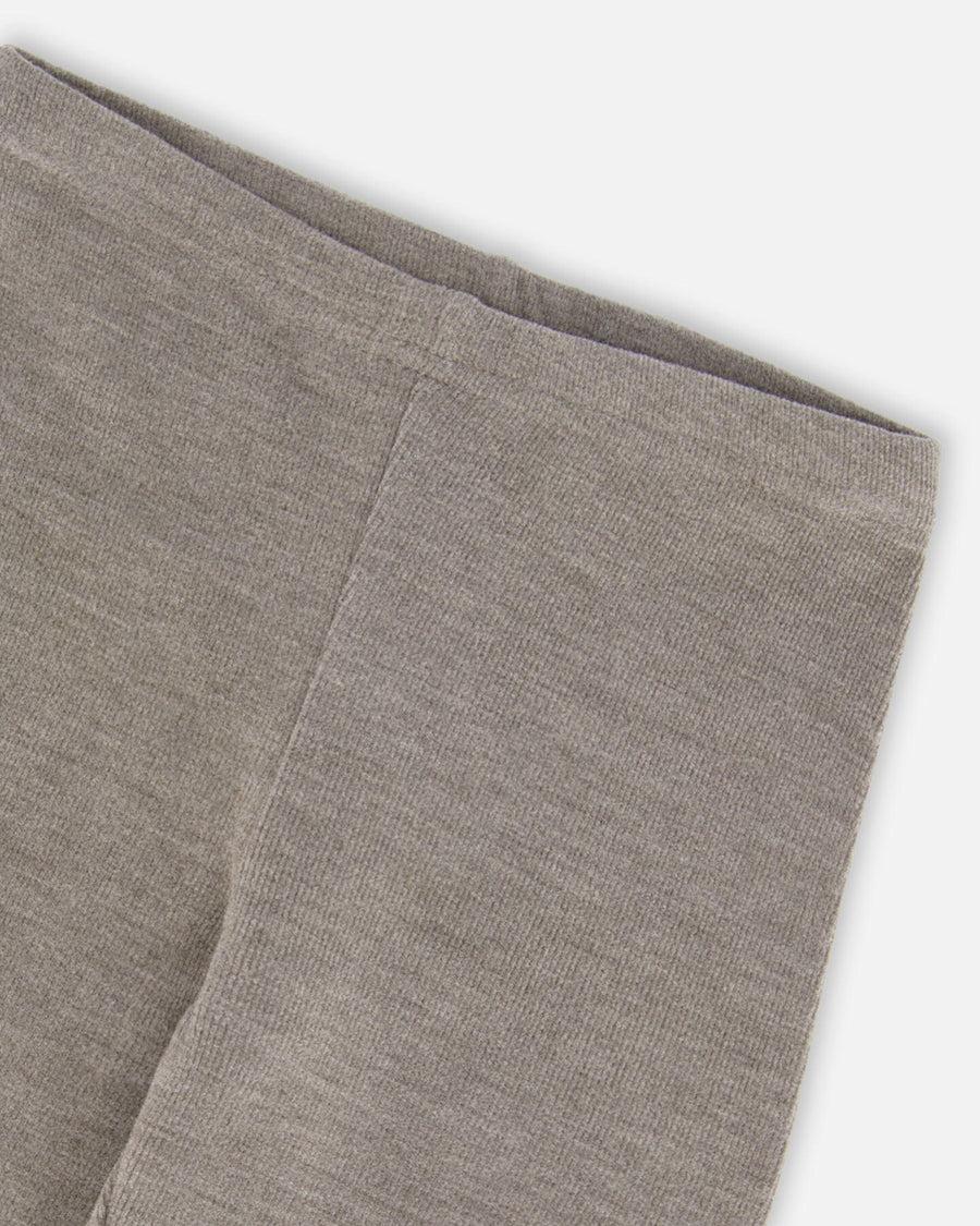 Super Soft Ribbed Leggings Heather Gray - H20YG60_198