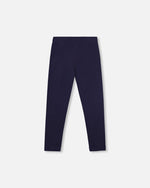 Ribbed Leggings Navy Blue - H20YG60_481