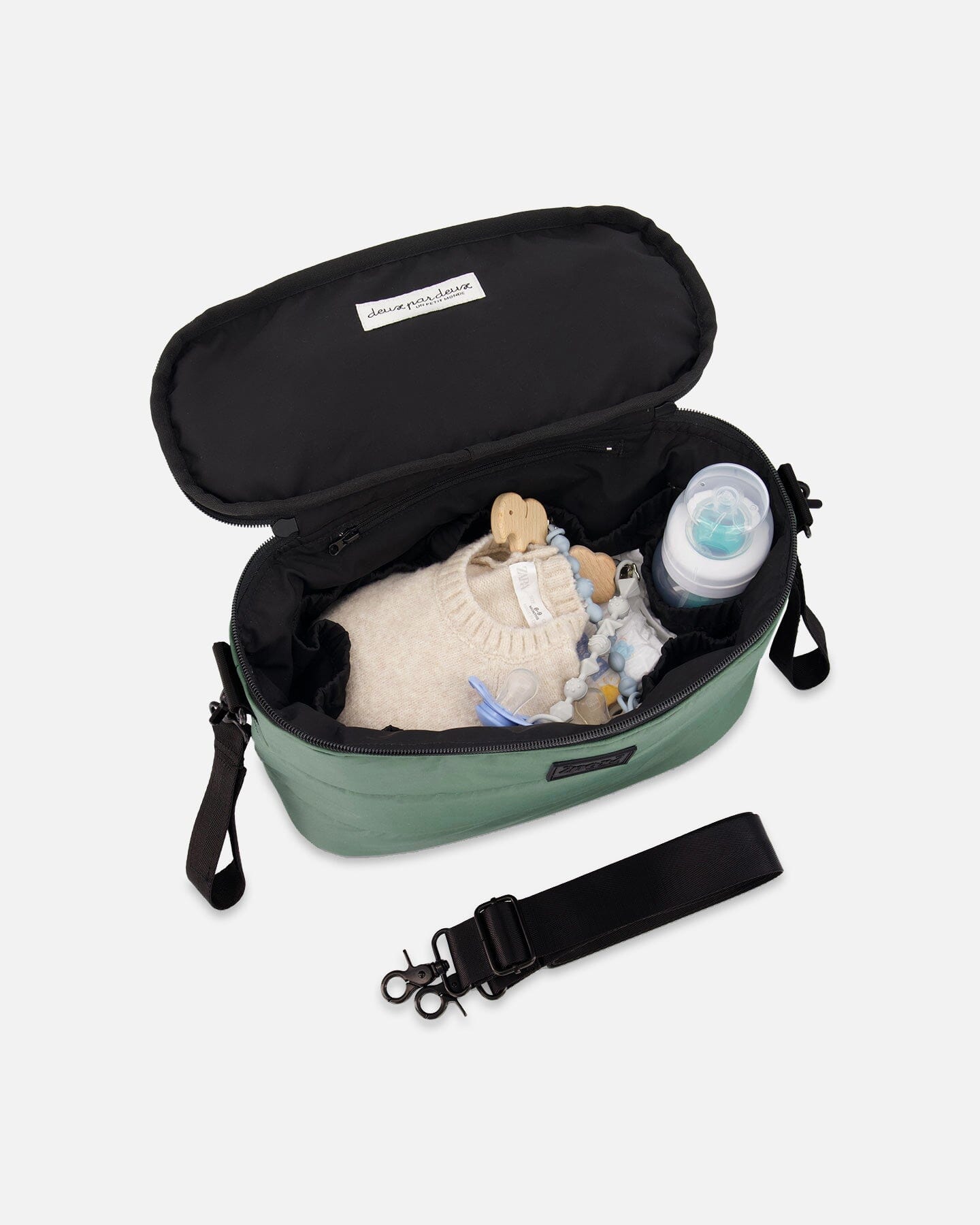 Mini Diaper Bag Dark Gray Green - H20Z104_387