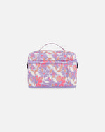 Lunch Box Lilac Retro Flower Print - H20ZBL_014