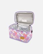Lunch Box Lilac Retro Flower Print - H20ZBL_014